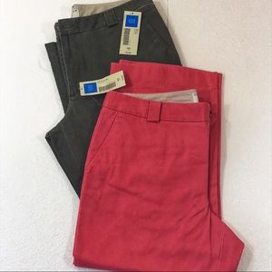 NWT Bundle Of 2 Covington Twill Crop Pants